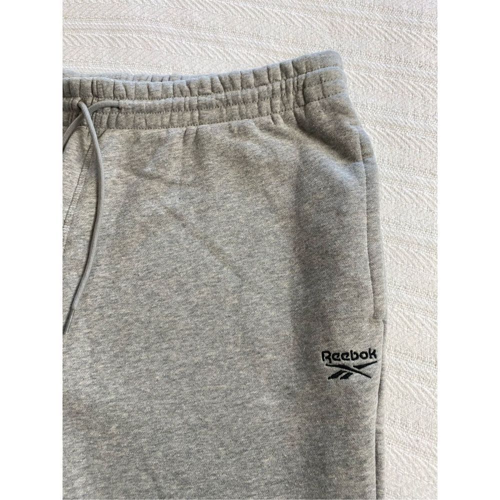 Reebok Mens LARGE Solid Gray Heather Joggers NWT - image 5
